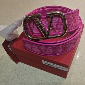Valentino Toile Iconographe Fabric Belt Brand new  msrp